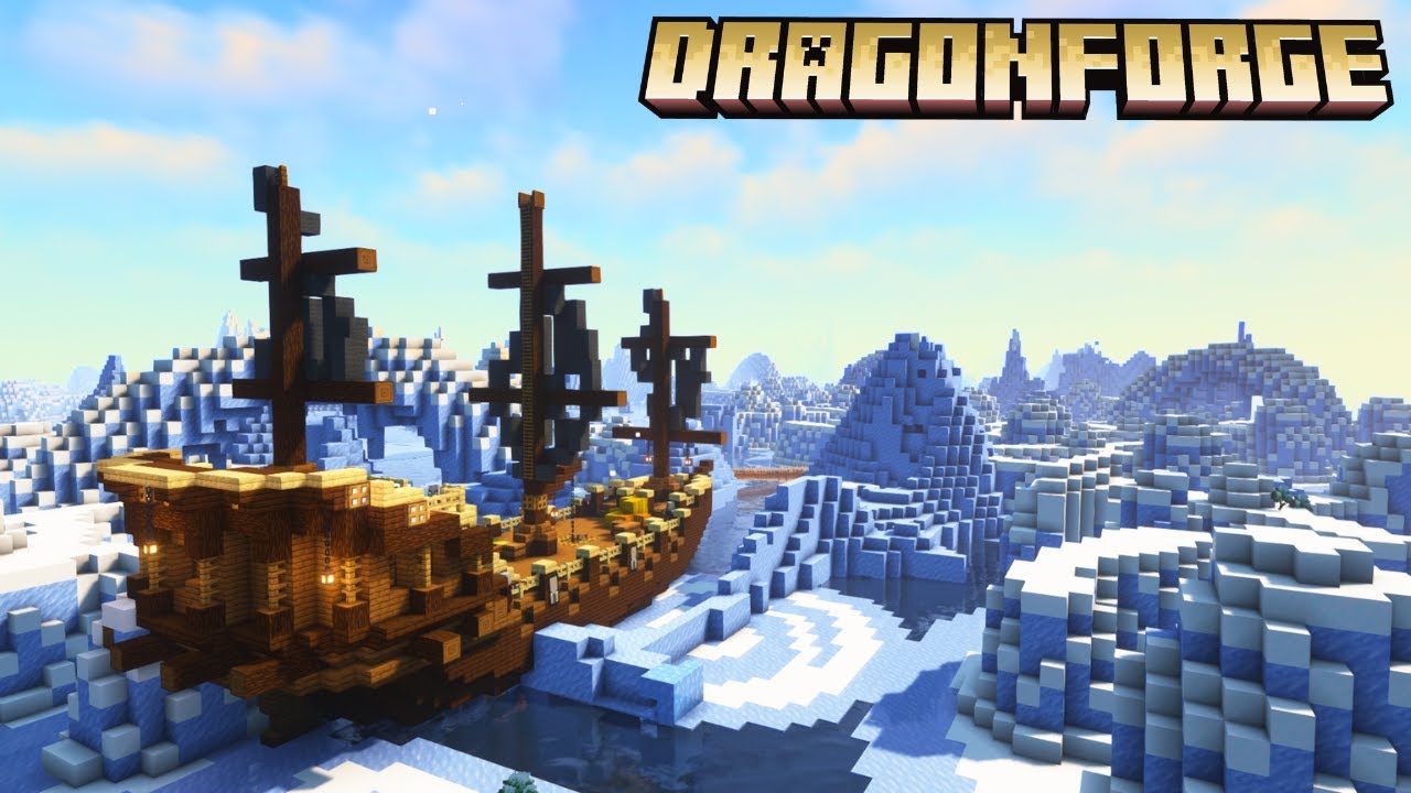 Into the Ice Maze! Exploring the Aquamirae Mod in Minecraft