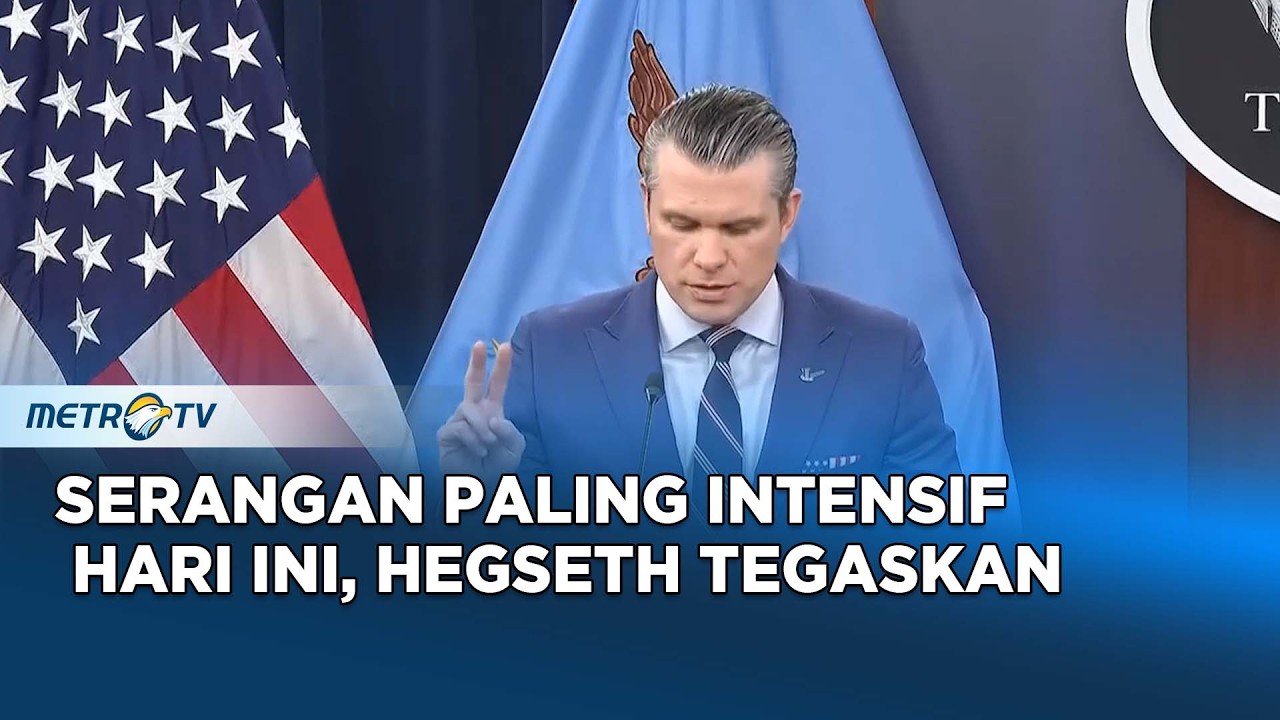 Hegseth: Hari Ini Jadi Hari Terbesar Serangan AS ke Iran