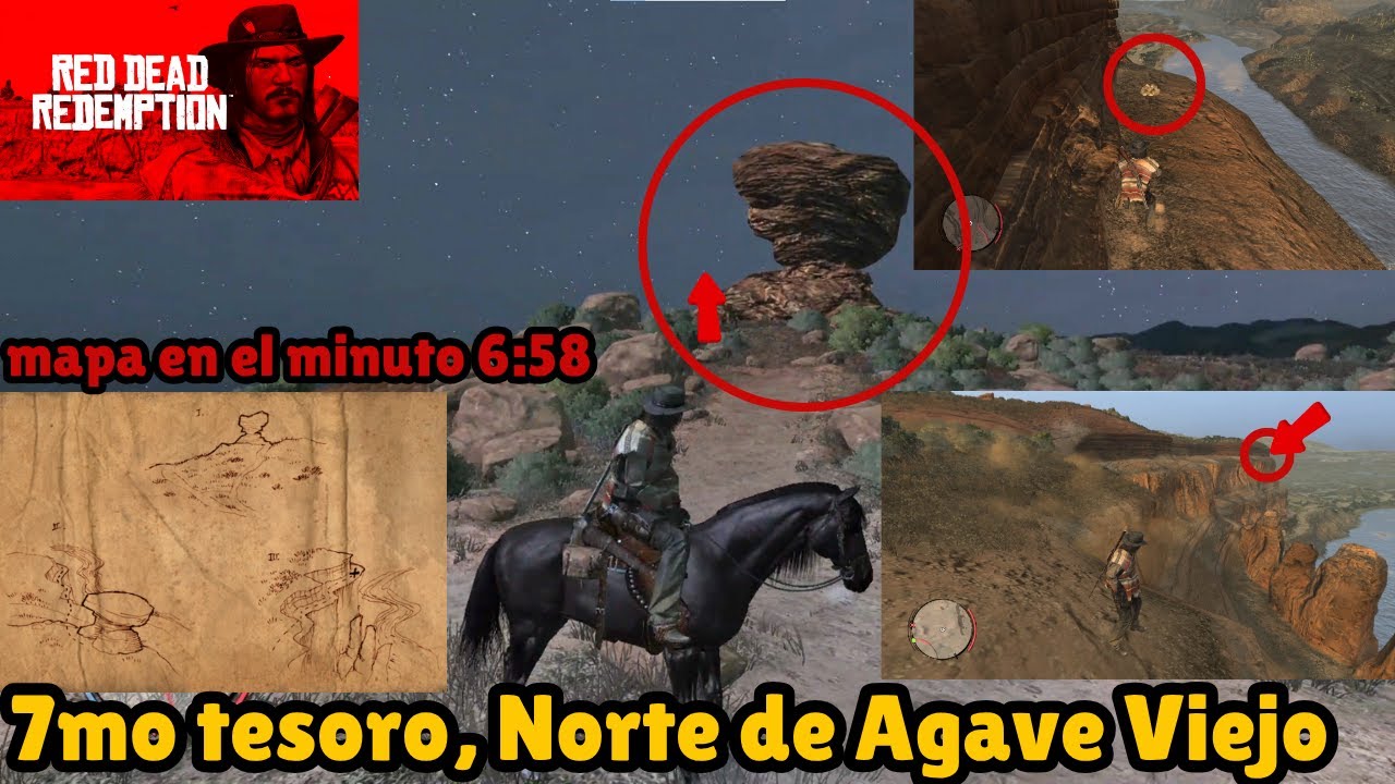 Red Dead Redemption - Séptimo Tesoro encontrado🐴🤠 Norte de Agave Viejo🏞💒💰