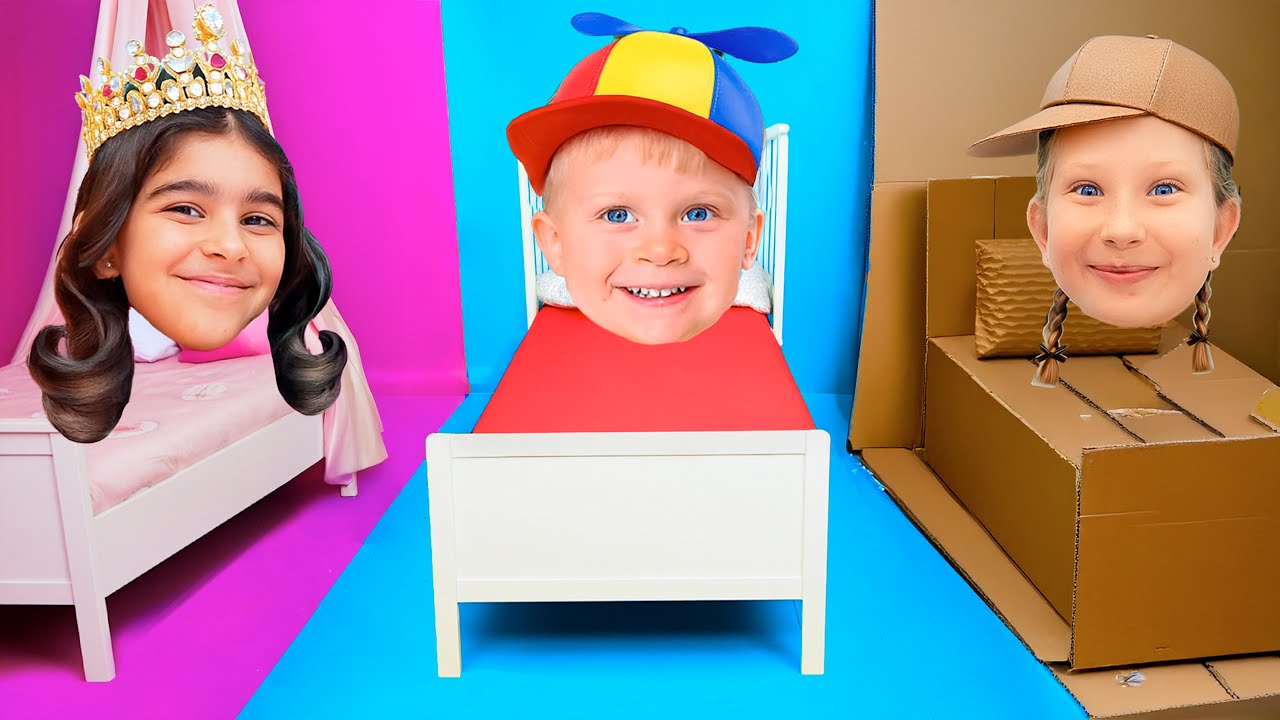 Rich vs Poor Adventures! | Princesses, Playhouses & Life Lessons for Kids 👑💰📚