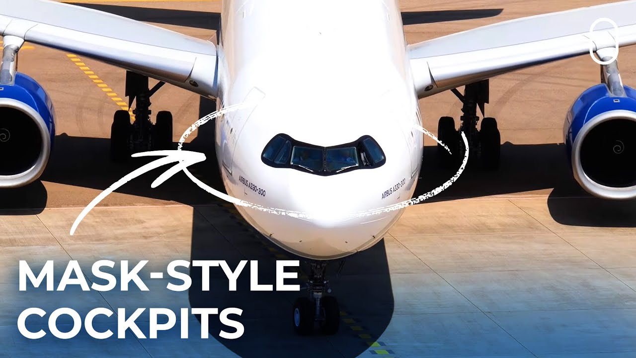 Which Airlines Have 'Mask-Style' Cockpit Windows?