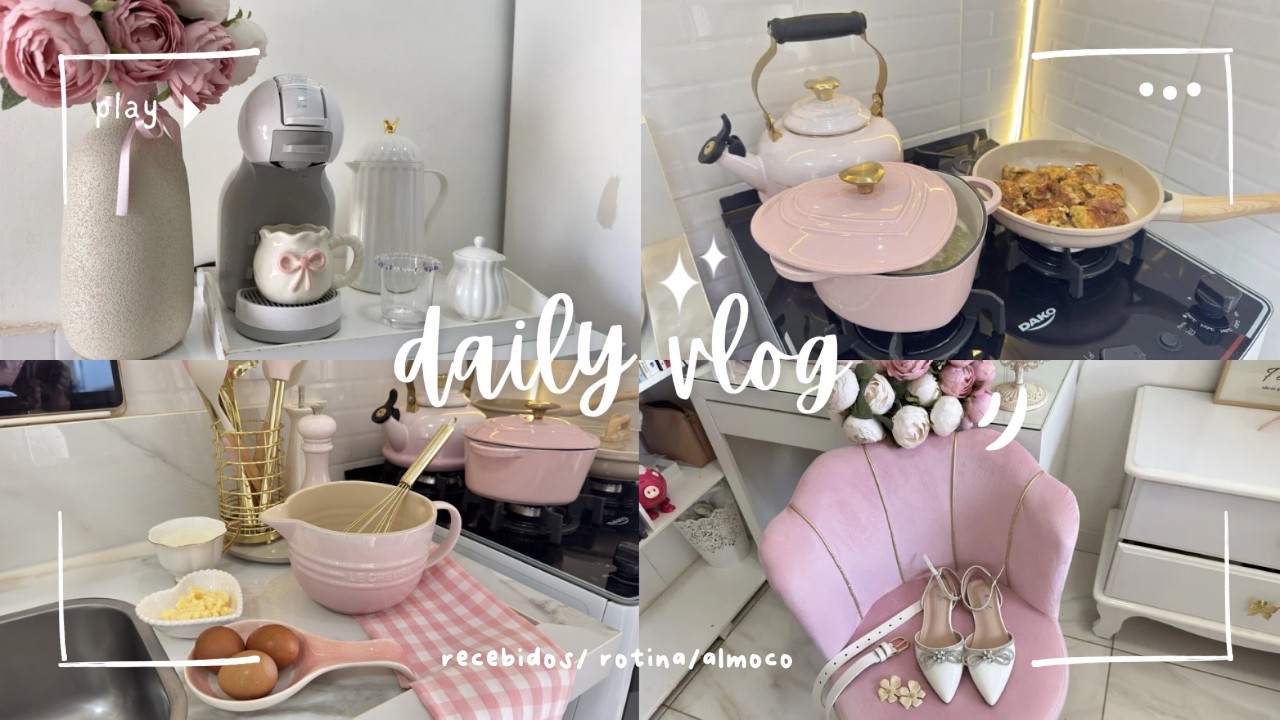 Daily Vlog/rotina leve/recebidos shein/bolo de coco