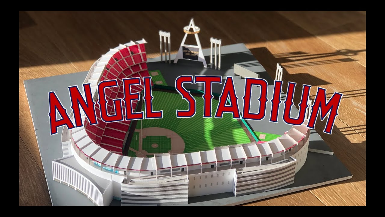 How to make Angel Stadium with paper!