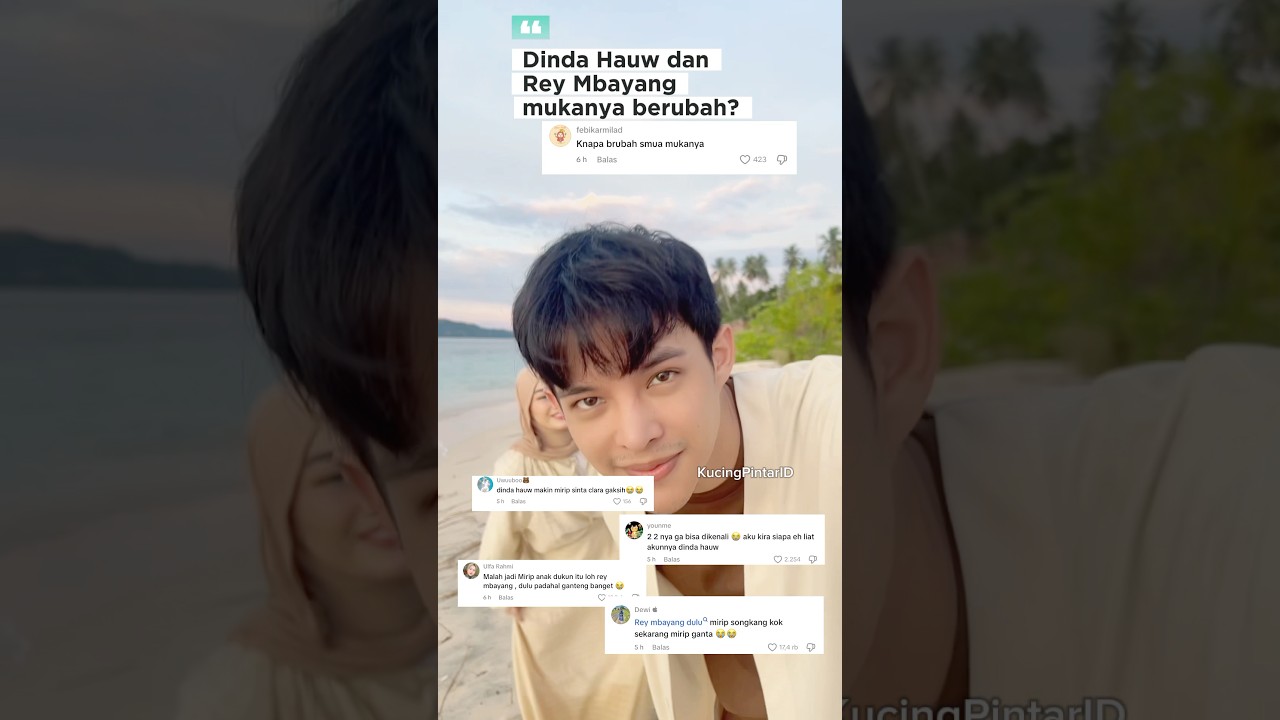 Sudah hijrah, wajah rey mbayang dan dinda hauw berubah diduga operasi plastik?