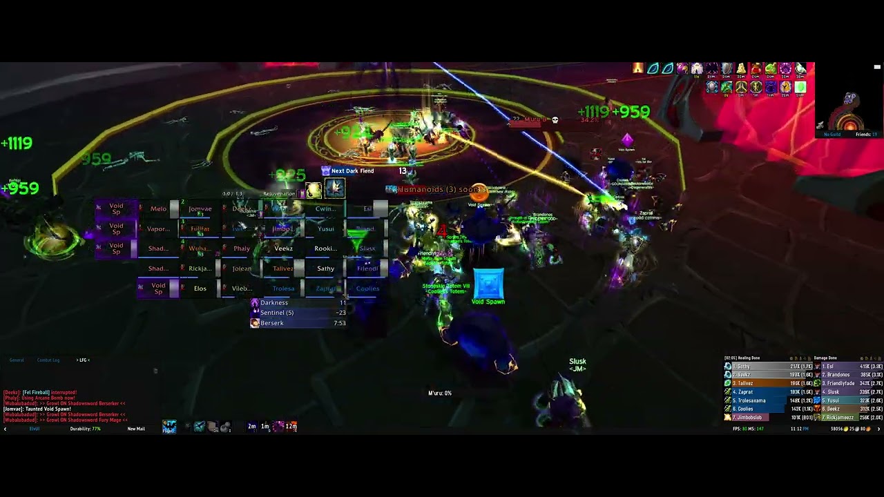 M'uru - Resto Druid POV - TBC Classic