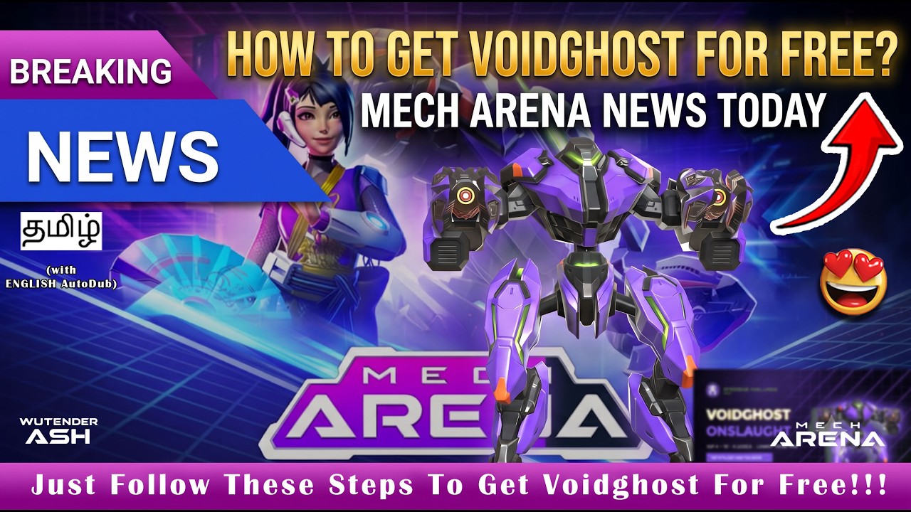 🚨BREAKING NEWS 🚨| 🚨GET VOIDGHOST MECH FOR FREE🚨| #mecharena #wutenderashtamil #shorts #voidghost