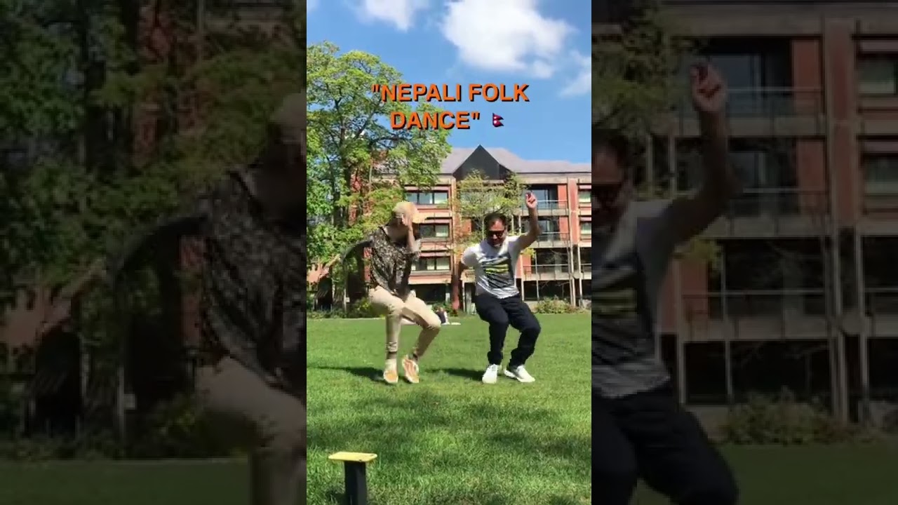 Nepali couple teach me how to dance their traditional dance 🇳🇵 