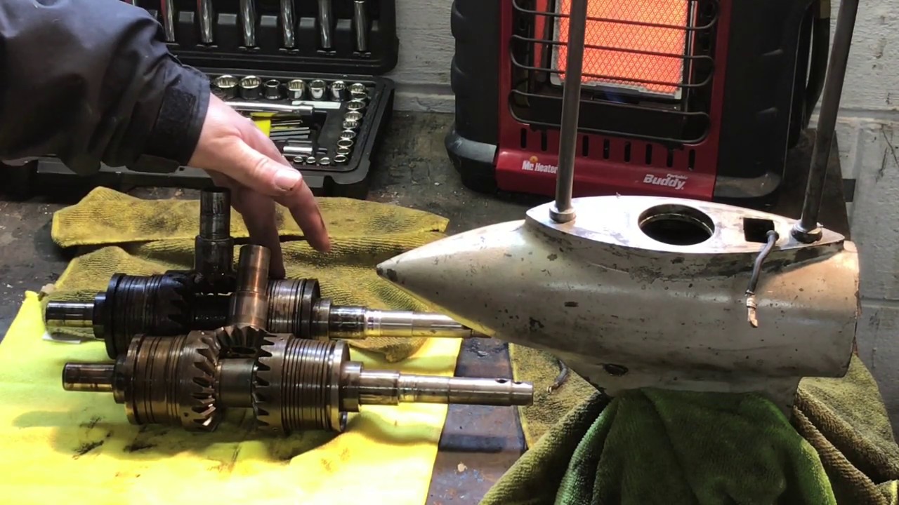 1963 40 hp Johnson Big Twin - Gear Swap - Part 11 of 12