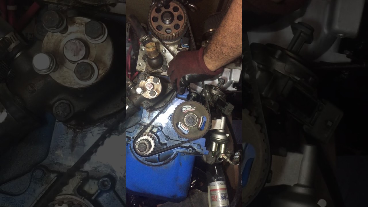 Setting timing belt SVO Step 3 Merkur Pinto Tbird Turbo 2.3 Timing FINAL STEP