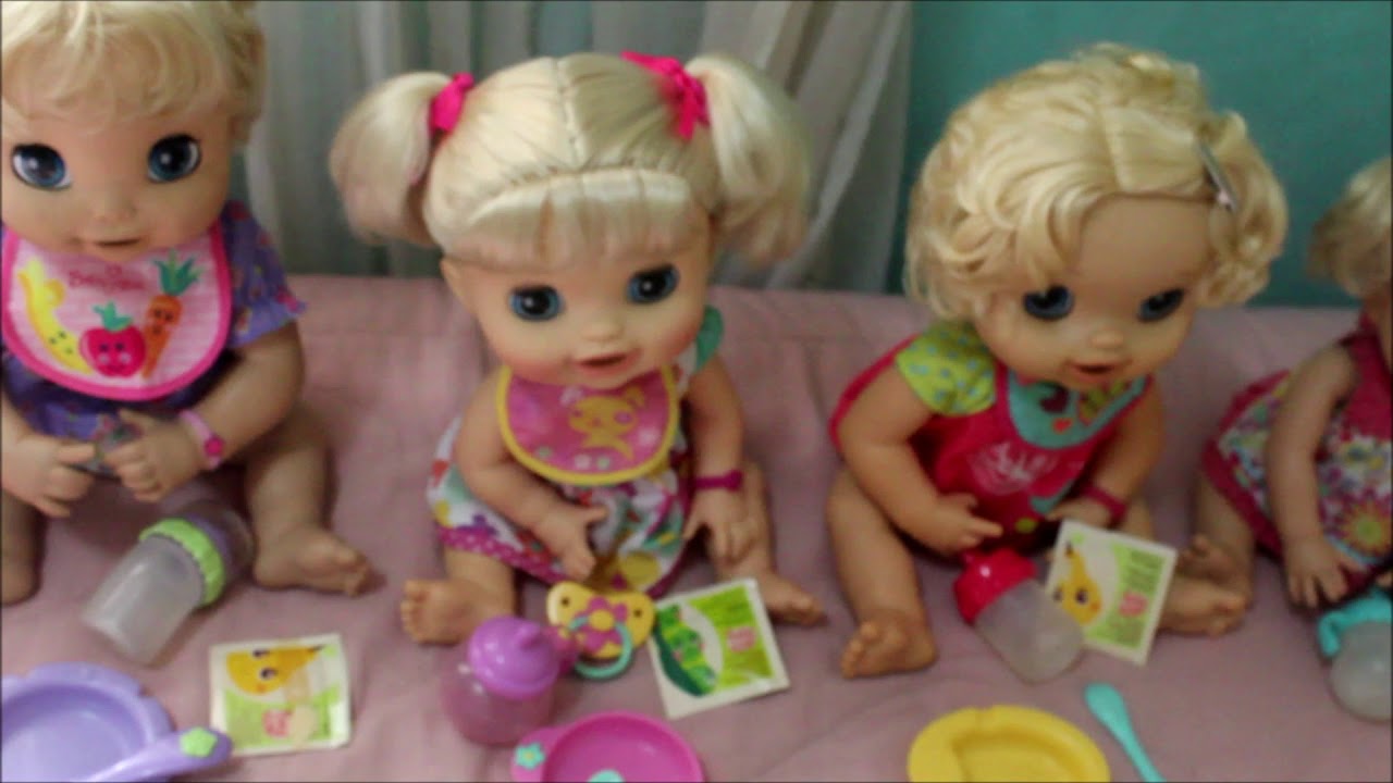 Minha coleção de Baby Alive- Brincando com a Pi
