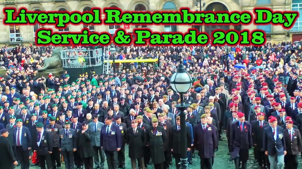 Liverpool Remembrance Day, Parade and Service 2018