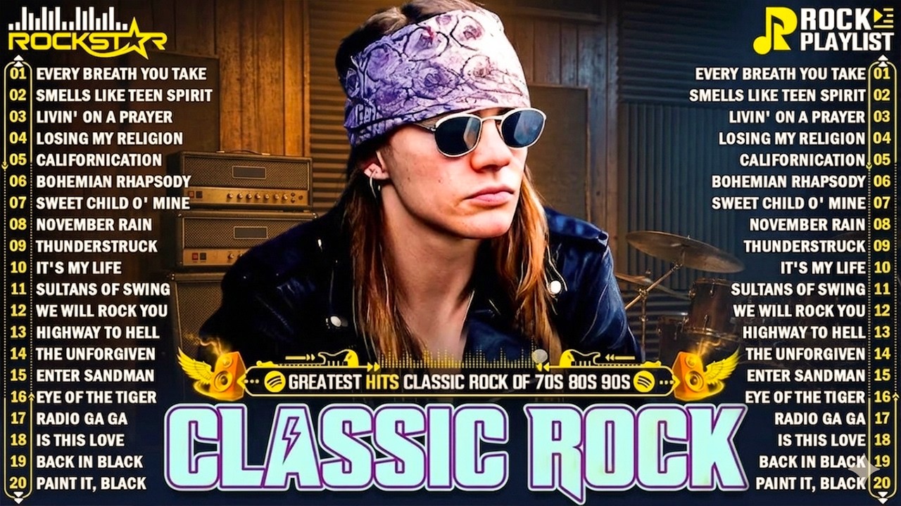 Timeless Rock Anthems From Metallica, AC/DC, Guns N' Roses 🔥 Old But Gold