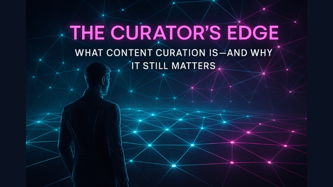 The Curator&rsquo;s Edge What Content Curation Is&mdash;and Why It Still Matters