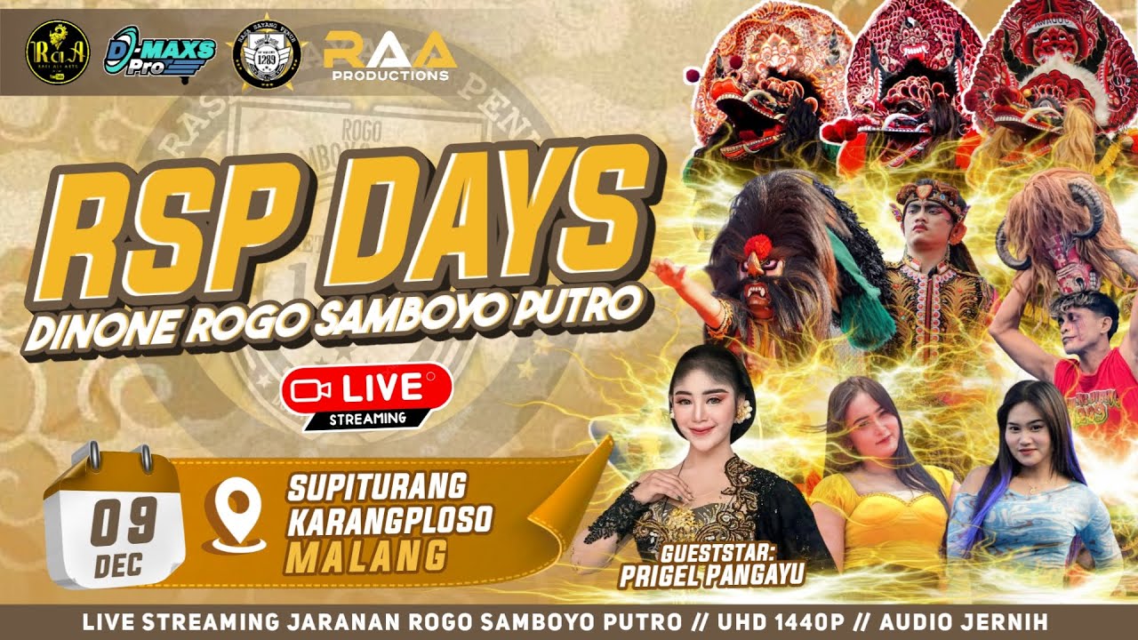 Live Rogo Samboyo Putro Supiturang Karangploso Malang Ft D-Max Audio