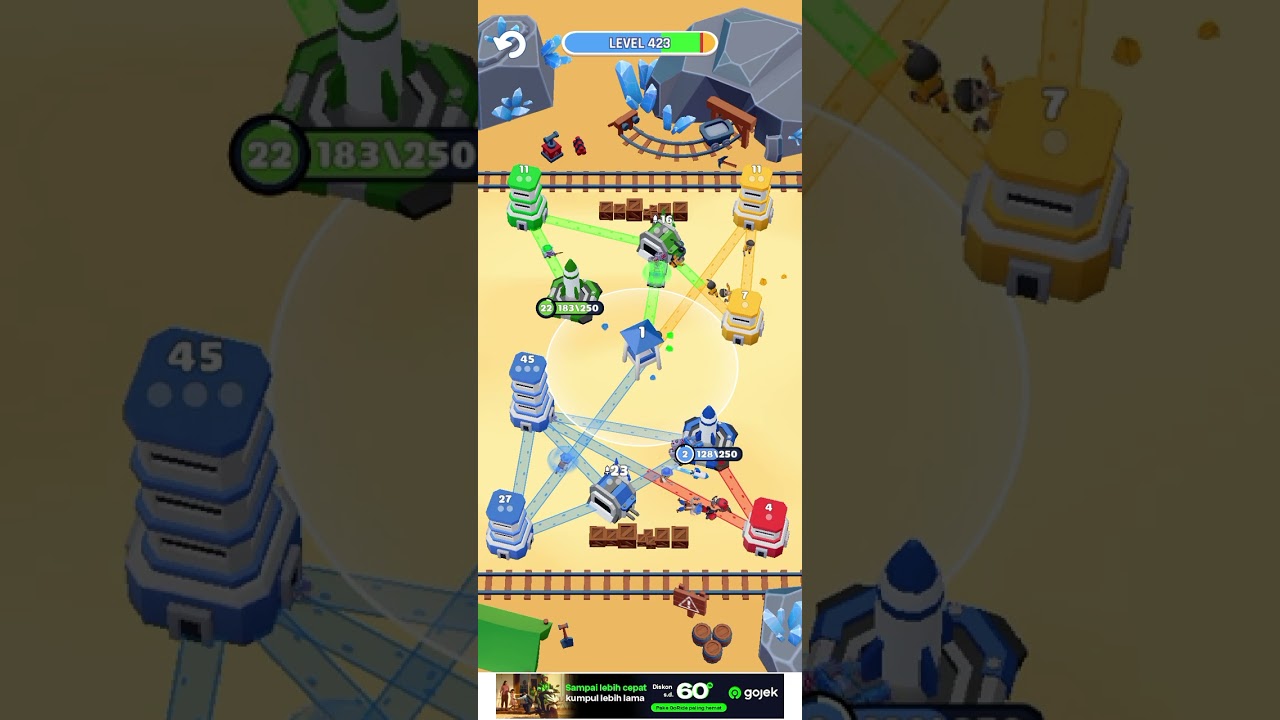 Tower War Game Level 423