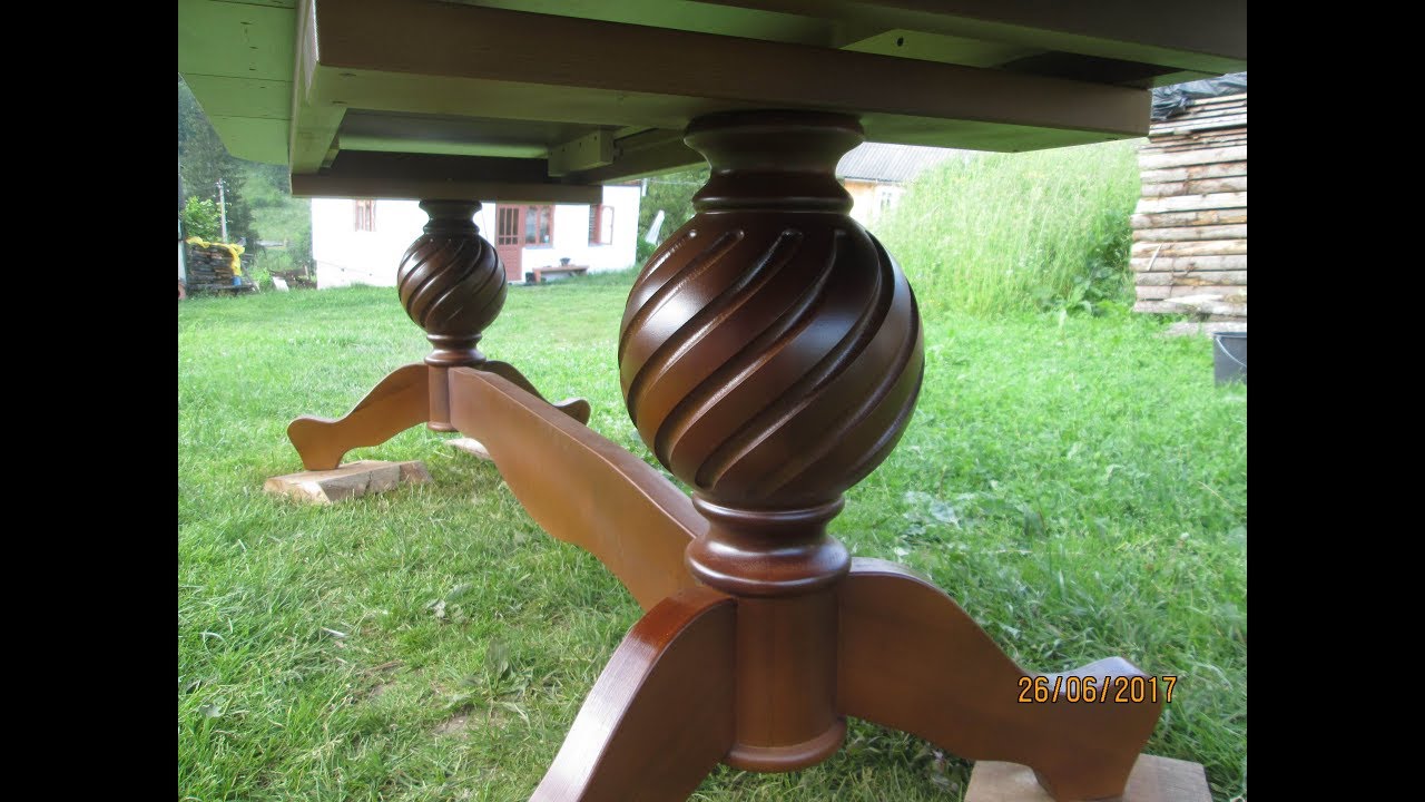 Ножка для стола з фрезеровкою.WOOD ROUTER, WOOD CNC LATHE, WOOD CNC TURNINCNCG homemade