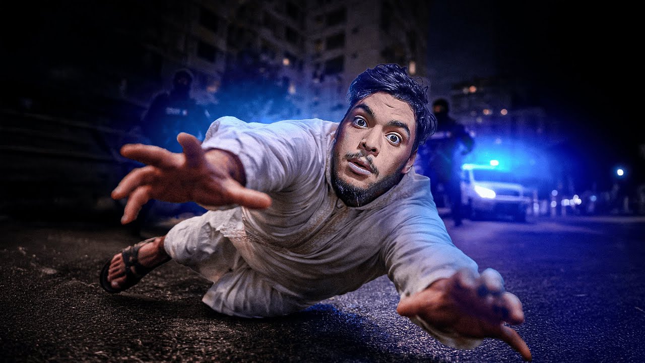 UN POLICIER M'A &Eacute;TEINT AVEC UNE BALAYETTE 👮&zwj;♂️(la chute est violente)