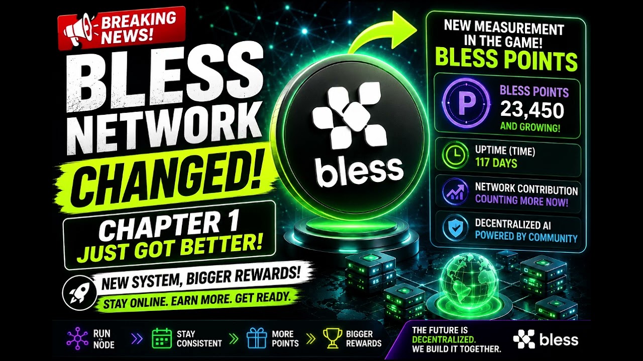 🔥 Bless Network Updates Chapter 1: Bless Points Arrive