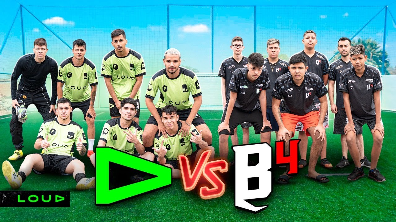 FUTEBOL DA LOUD VS B4!