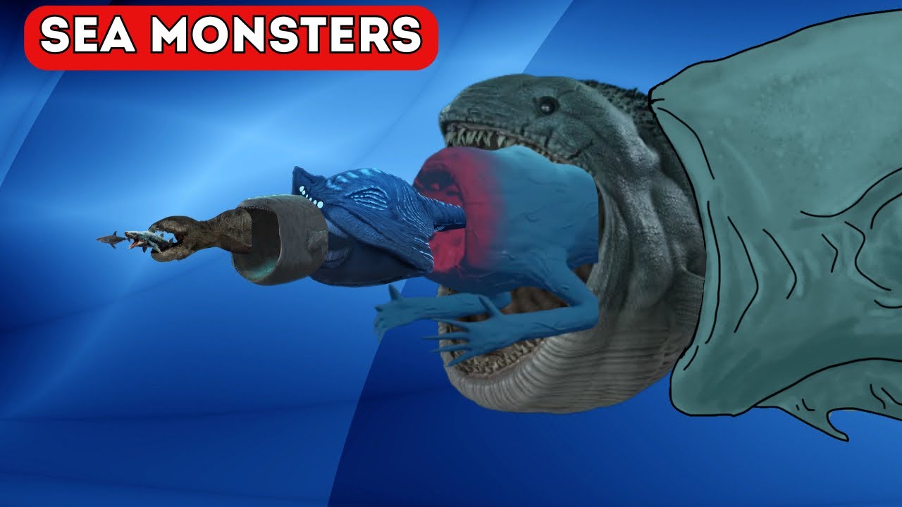 Sea Monsters | Size Comparison | Sea Eater vs Bloop