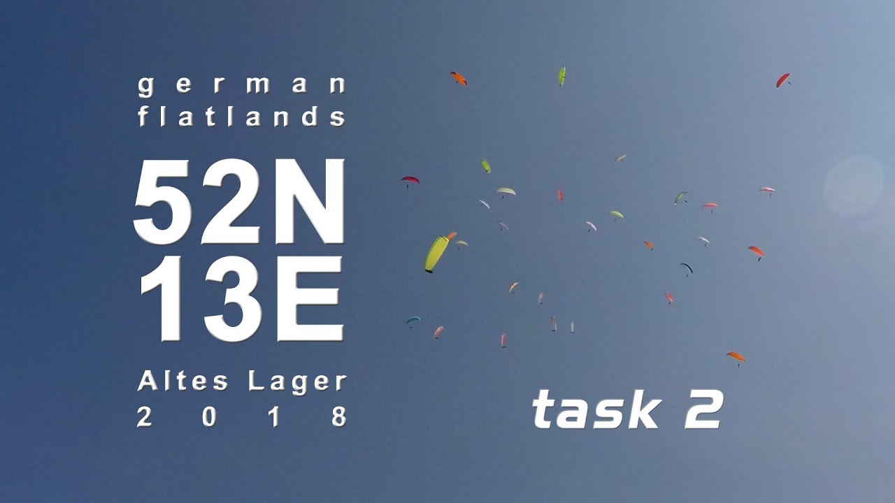 German flatlands 2018 - Gleitschirm - TASK 2 - 
