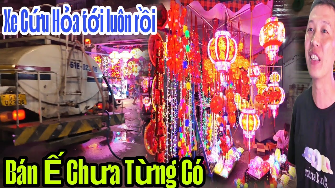 Nửa Đêm Chợ Kim Biên Xe cứu hỏa tới luôn rồi ,bán ế chưa từng có Bà con chỉ biết kêu trời.