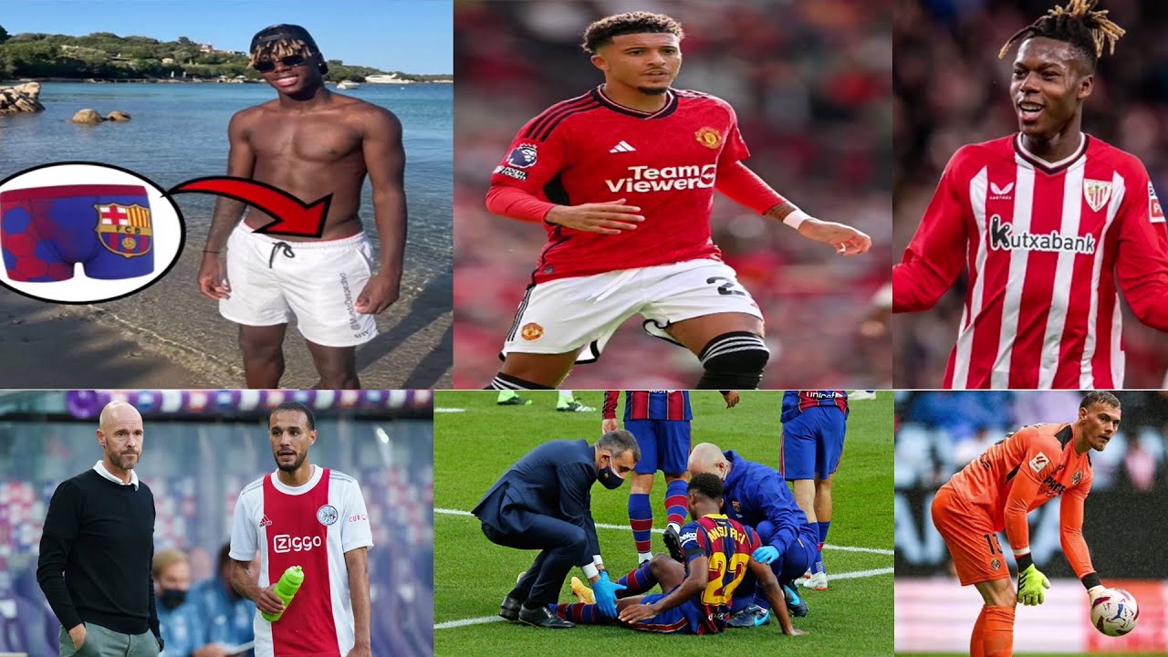 PSG Targets Sancho, Chelsea Eyes Johensen, Nico Williams News,Ten Hag Wants Noussair! & More