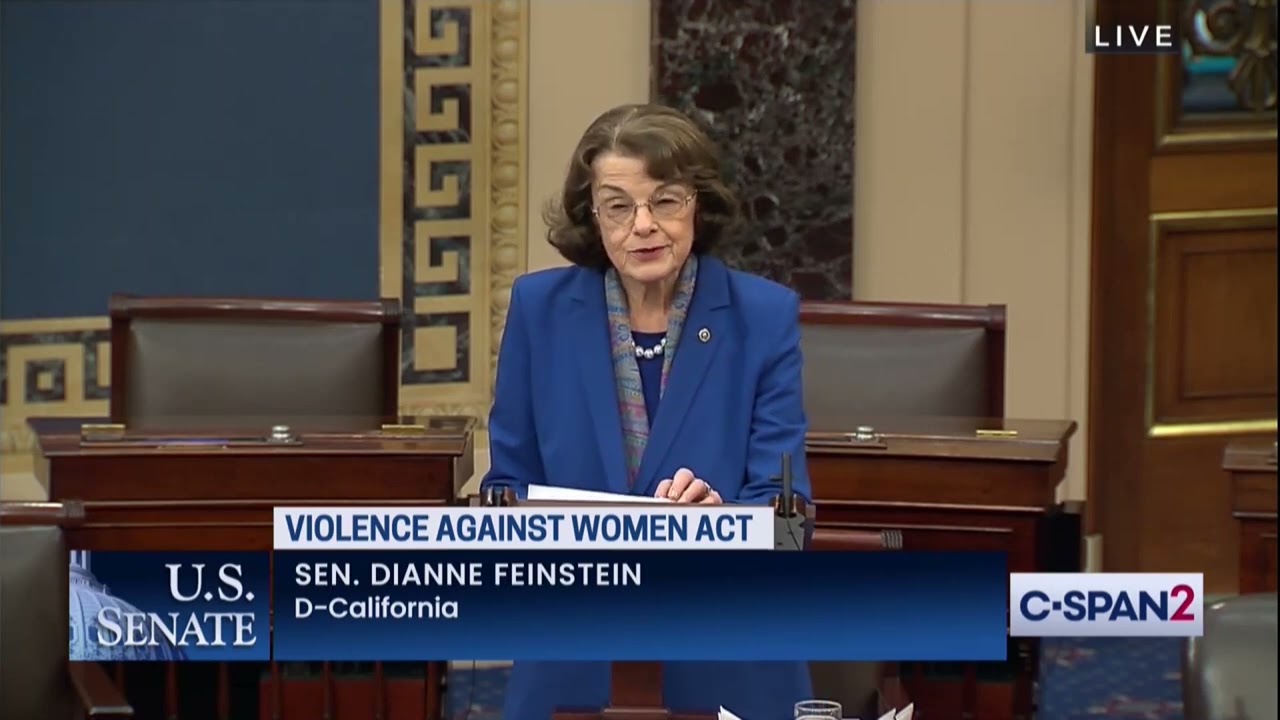 Feinstein Floor Remarks on Violence Against Women Act Reauthorization
