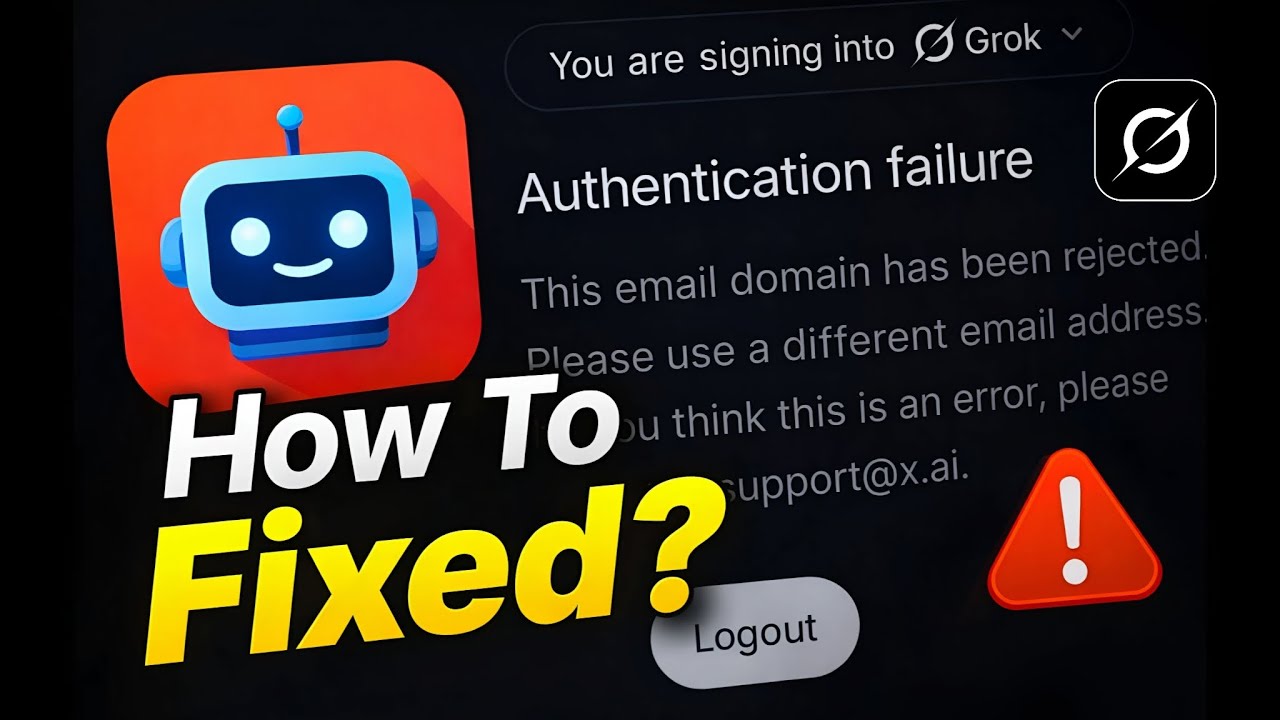 Grok login authentication failure problem | Grok authentication failure error | Grok login problem 