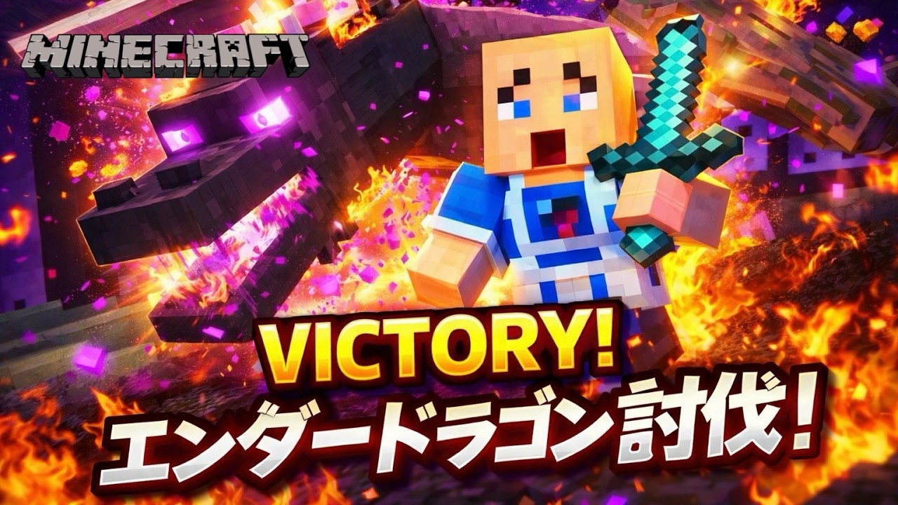 【マイクラ実況】久しぶりにマイクラ始めてエンドラ討伐！！！！！
