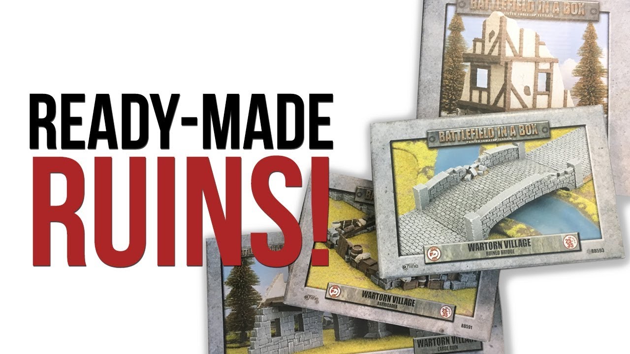Battlefield in A Box: Wartorn Village | Gale Force 9 | Unboxing