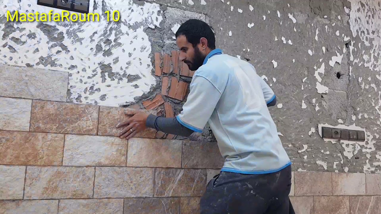 Инновационный, но несколько сложный способ укладки настенной плитки