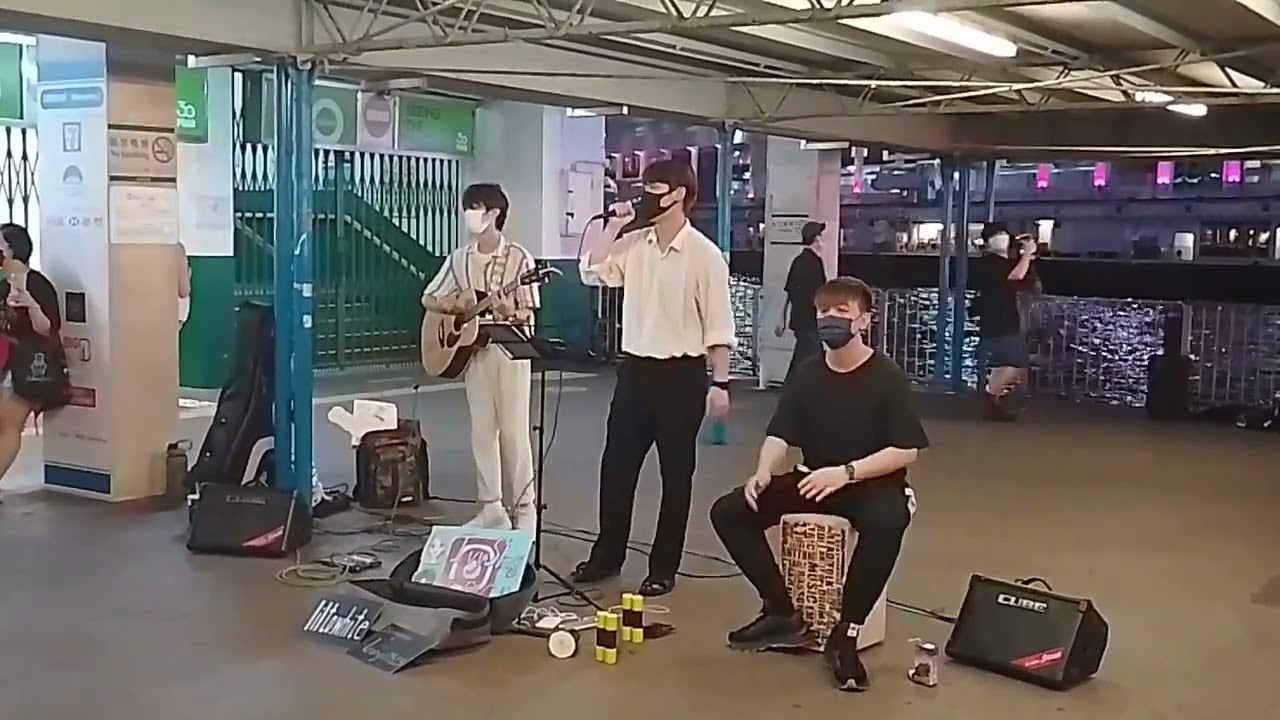 俏郎君-酷愛-如果我是陳奕迅-哀的美敦書-霸氣情歌-螞蟻-月球上的人-我的快樂時代 (Cover by Arvin Tsang) @尖沙咀碼頭Busking 2022.06.12