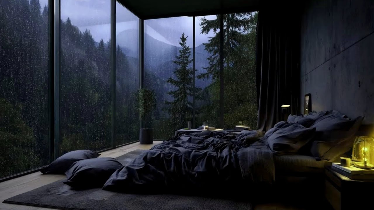 (NO ADS) Rain Sounds for Sleeping 🌧️ Fall Asleep Fast with Deep Sleep & Calm Night Relaxation