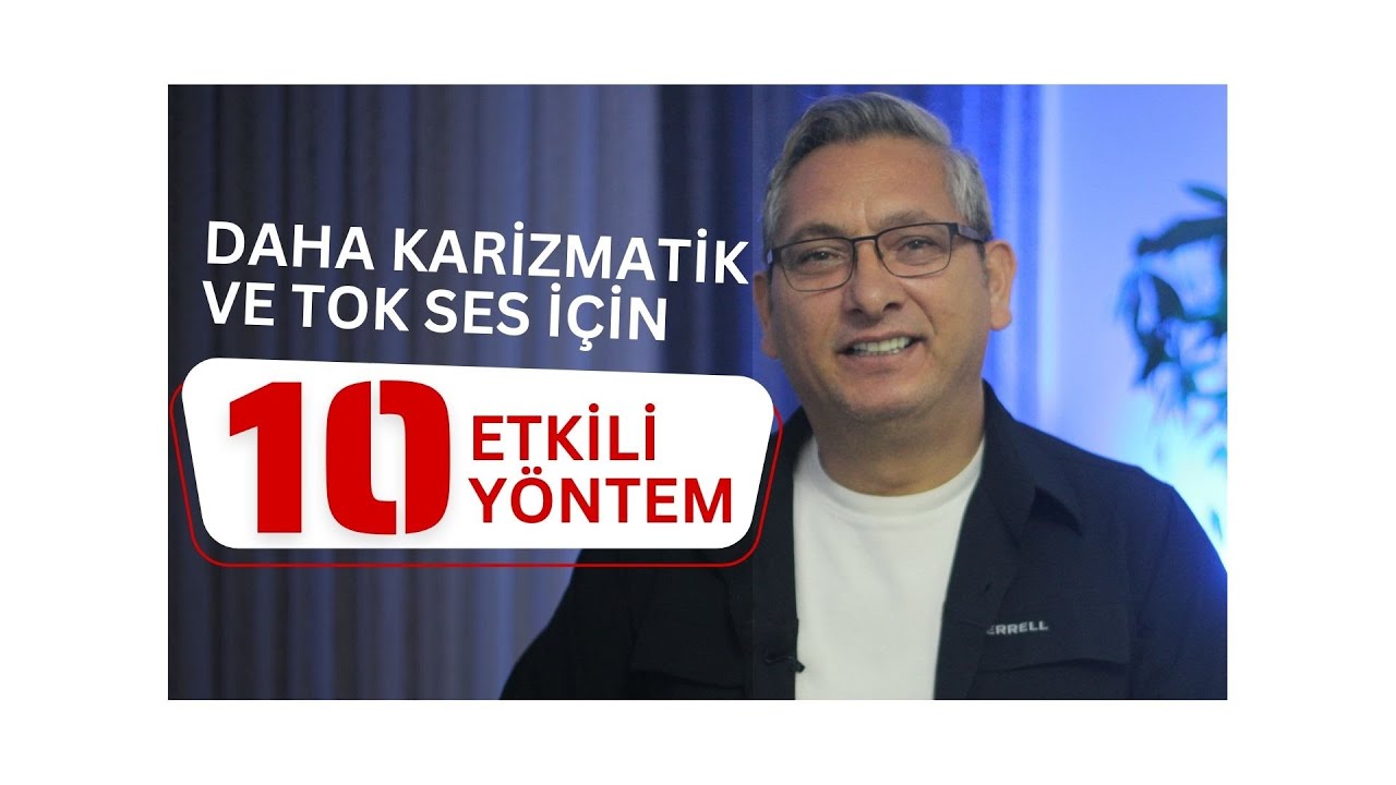 Sesinizin daha tok ve karizmatik çıkması için bu egzersizleri yapın.