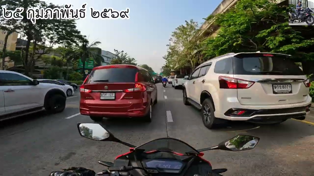บันทึกการขับขี่รถ CBR150R วันพุธที่ ๒๕ กุมภาพันธ์ พุทธศักราช ๒๕๖๙ - NickPissanu