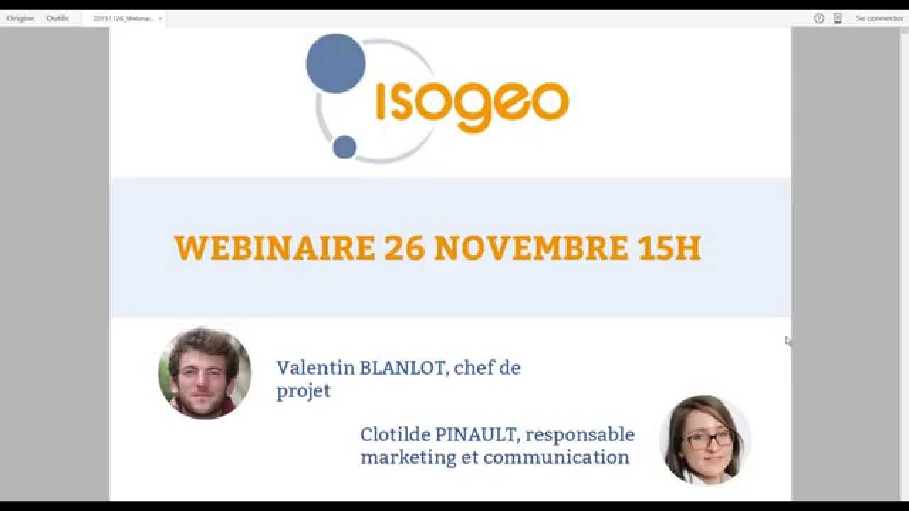 Webinaire - Respire, Isogeo t'accompagne pour INSPIRE