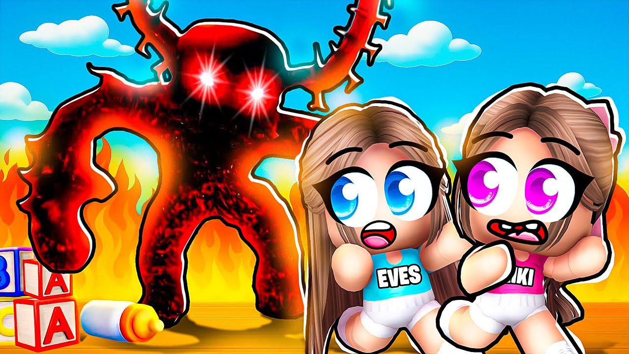 ROBLOX DAYCARE STORY 2 с моей сестрой...