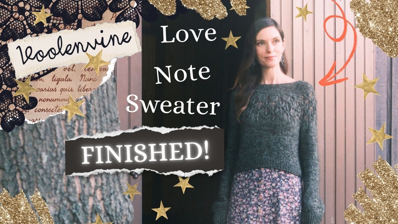 VOOLENVINE: My Knitting Mojo Returns! Love Note Sweater FO + New Project