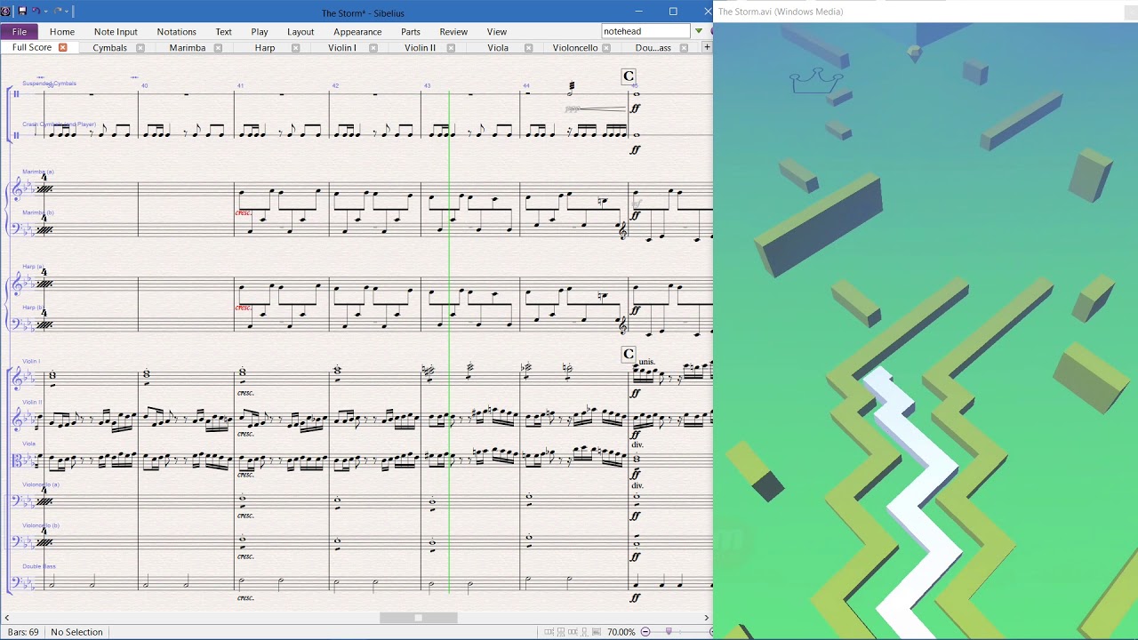 Dancing Line - The Storm - Player Score with Walkthrough