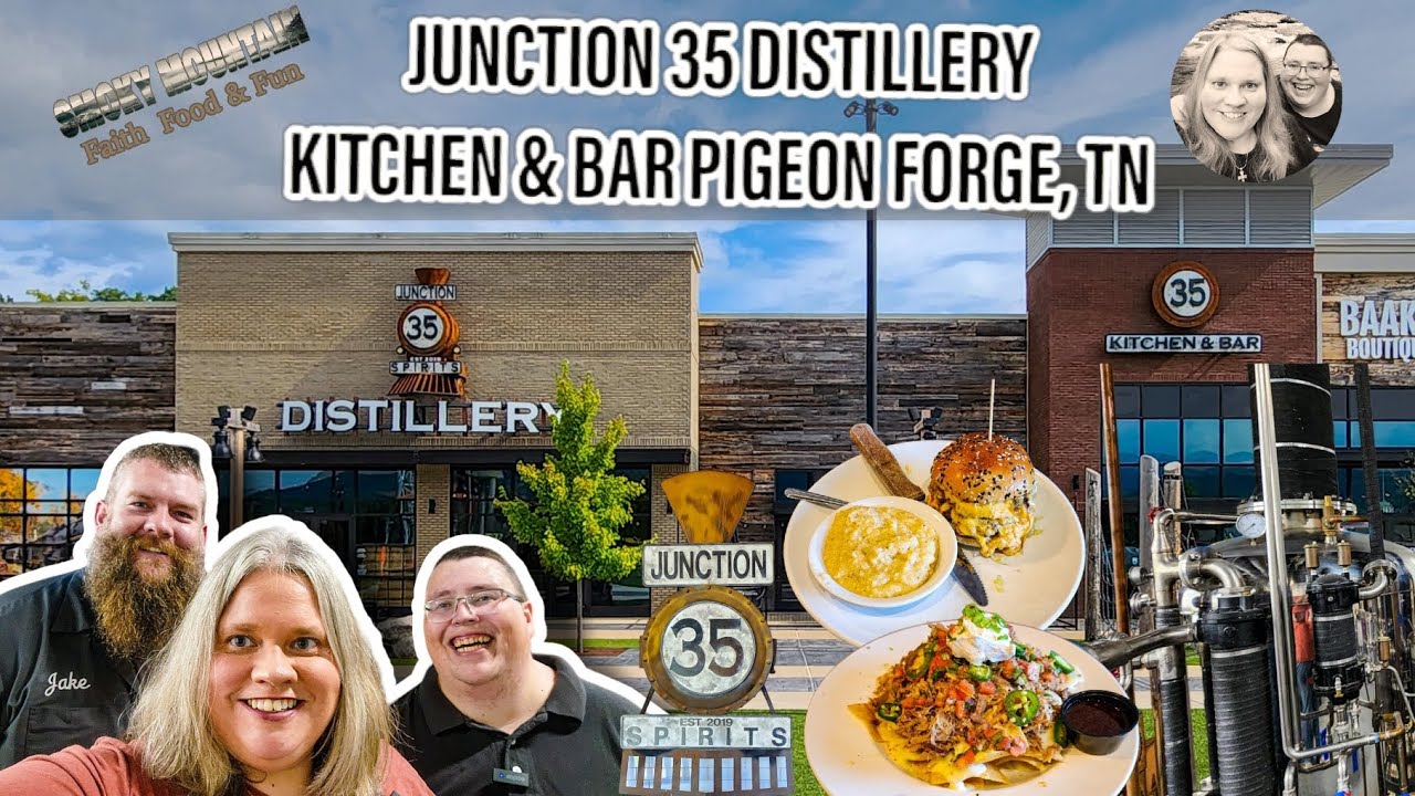 Кухня и бар дистилляционного завода JUNCTION 35 в Пиджеон-Фордж, Теннесси | Обзор еды | Чат с мас...