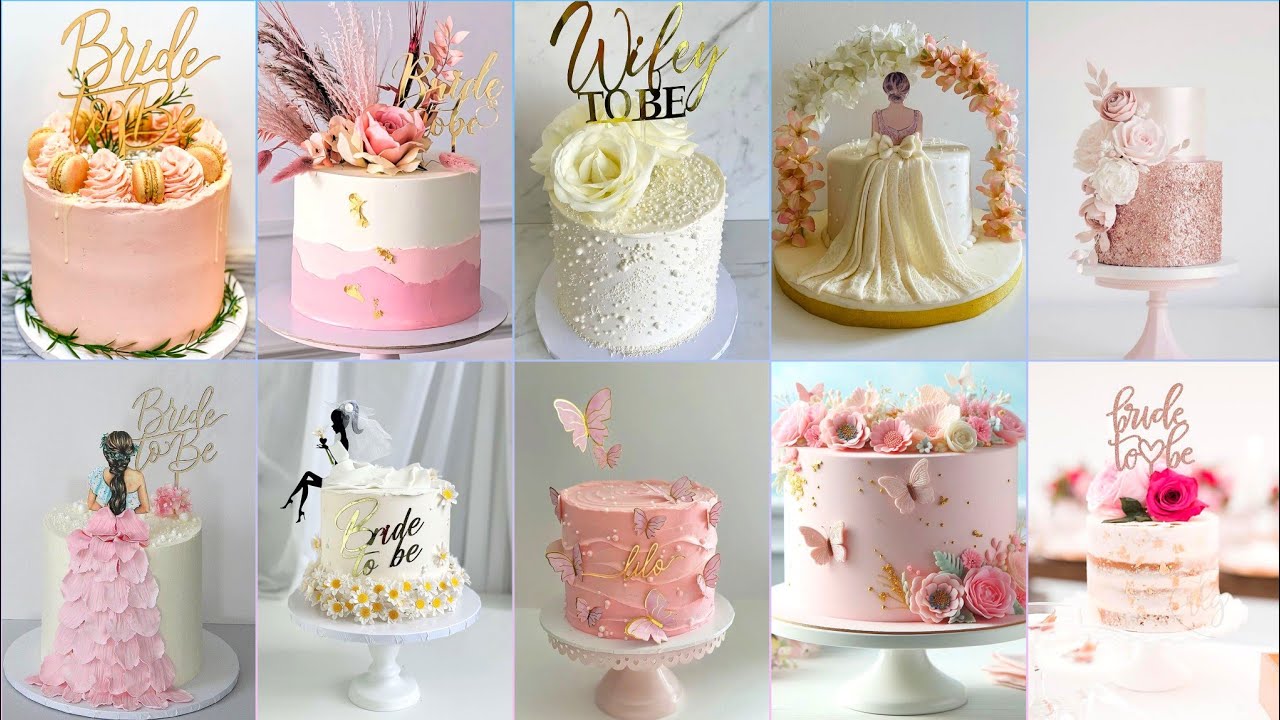 Most Elegant & Beautifull Bridal shower cake designs/ Birthday celebration/wedding cake designs