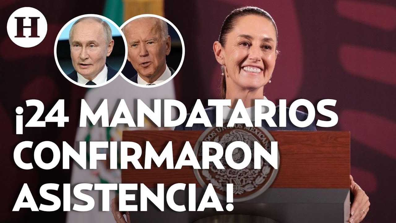 &iquest;Asistir&aacute; Putin? Estos son los invitados confirmados a la toma de protesta de Claudia Sheinbaum
