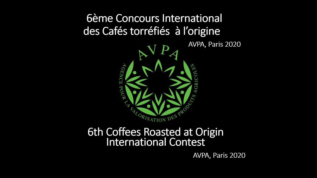 6th Coffees Roasted at Origin International Contest AVPA, Paris 2020
