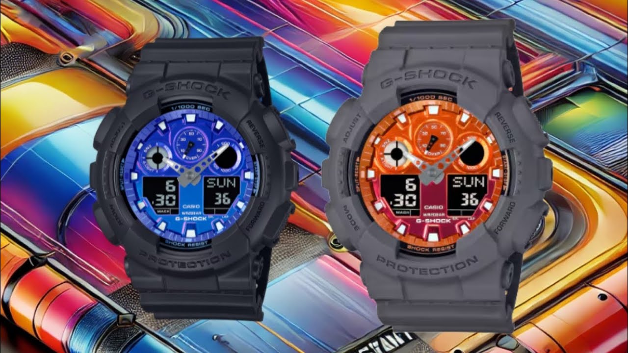 G-Shock Flames of Color GA100FL-8A/1A
