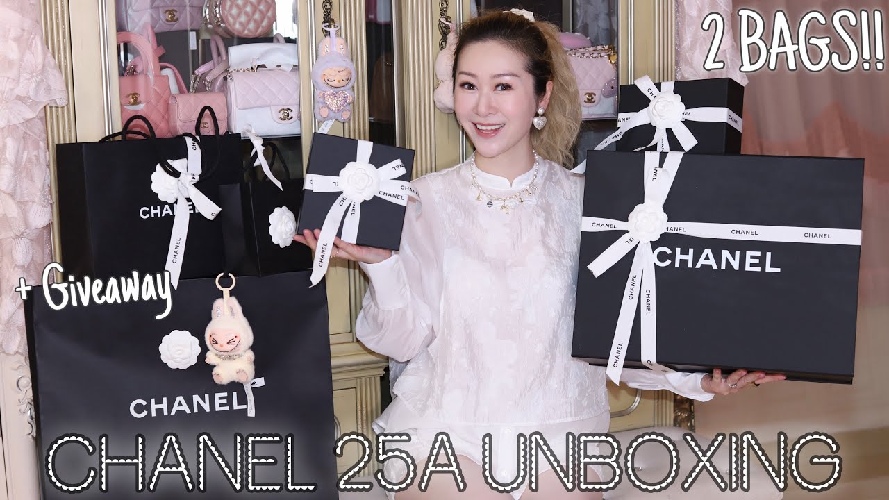 CHANEL 25A METIERS D'ART HAUL UNBOXING |  2 NEW BAGS 🤩 + LUXURY RTW TRY ON & GIVEAWAY 💖 LINDIESS