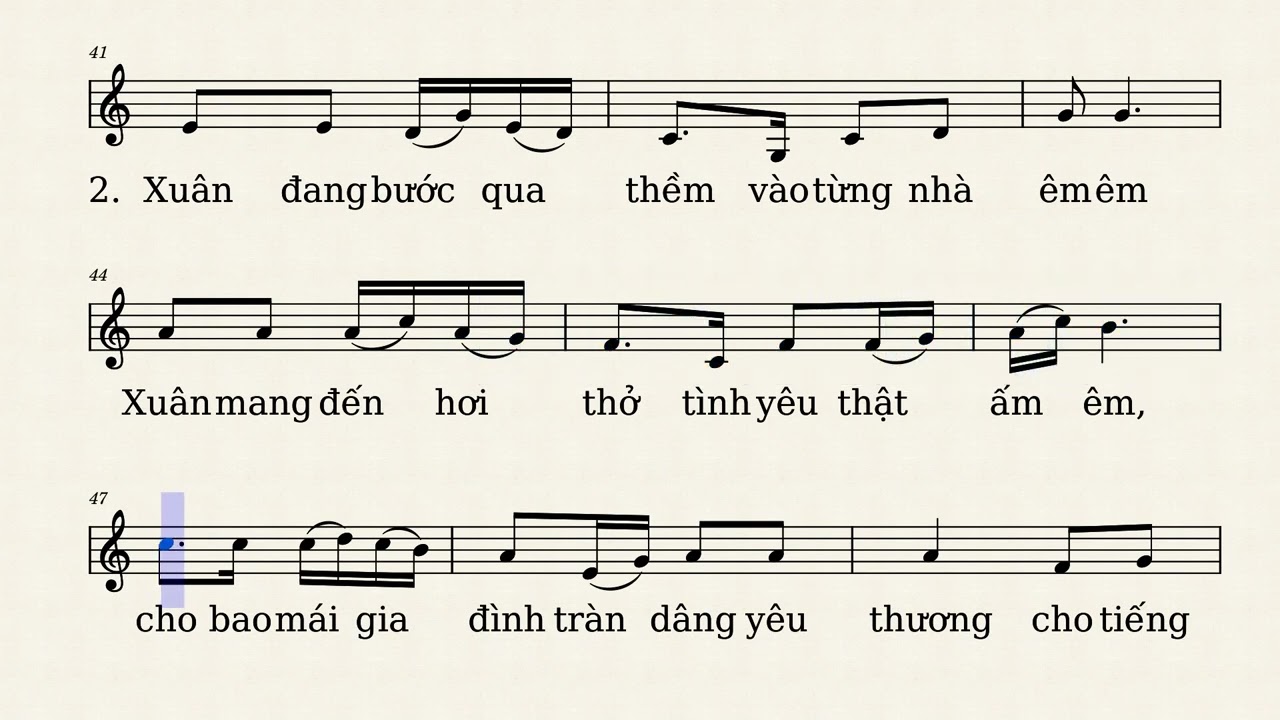 XUÂN YÊU THƯƠNG- Minh Chiết