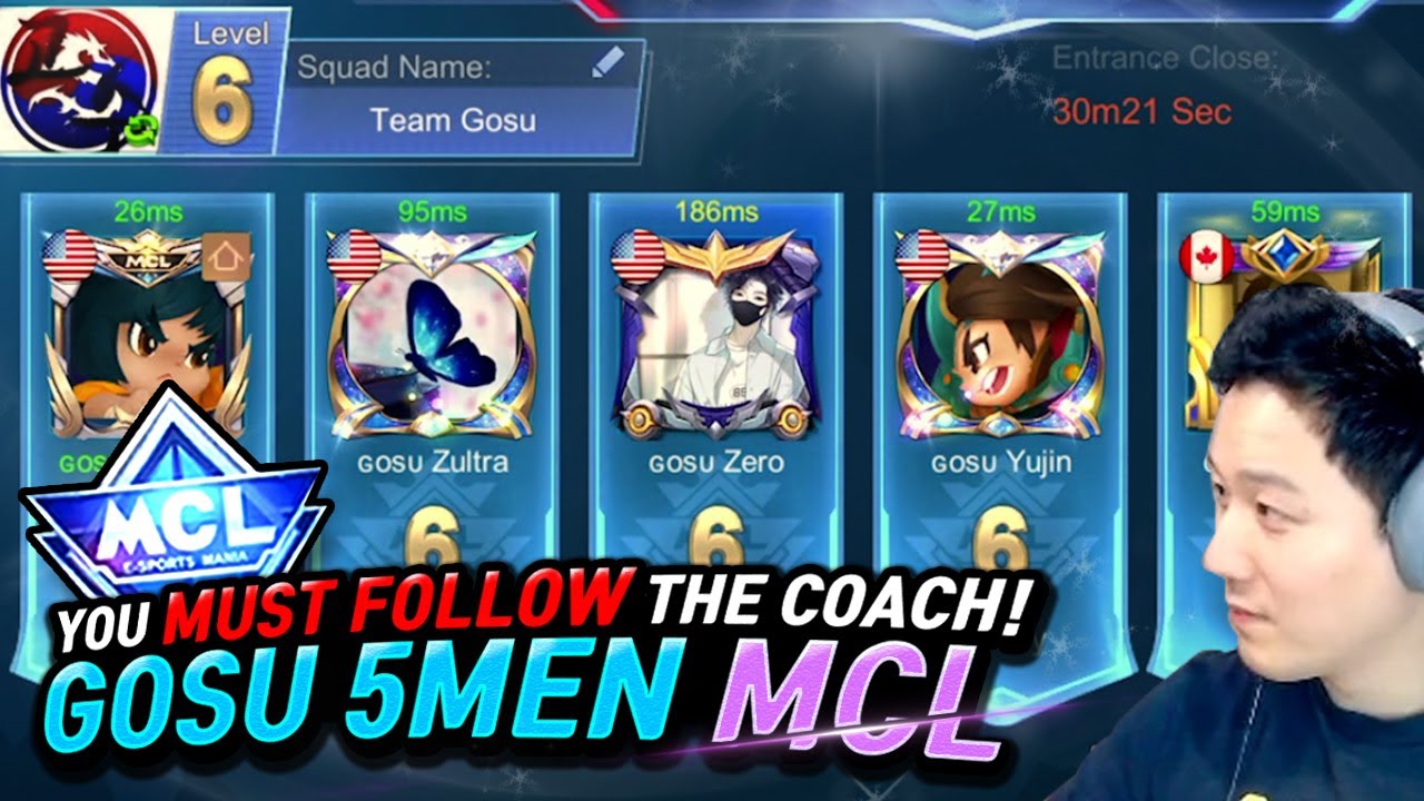MCL New coaches of Gosu team | Mobile Legends