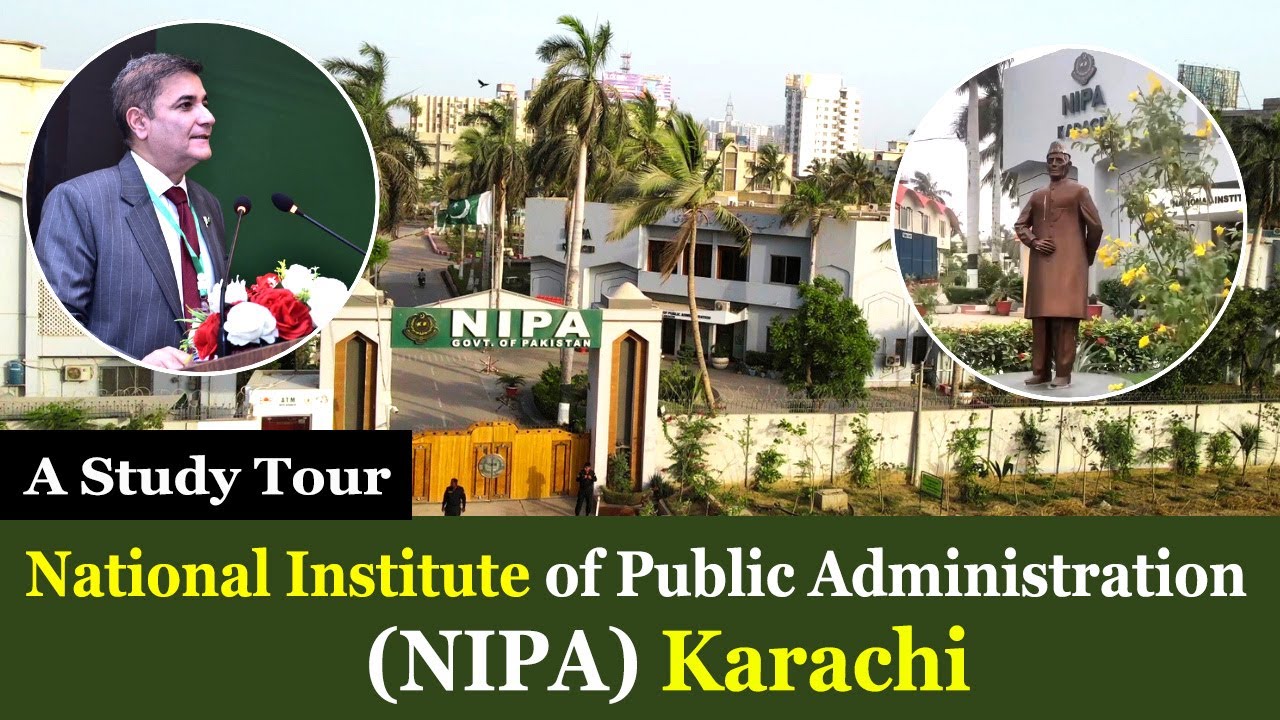 A Study Tour National Institute of Public Administration By Karachi | 4k Video Of Karachi
