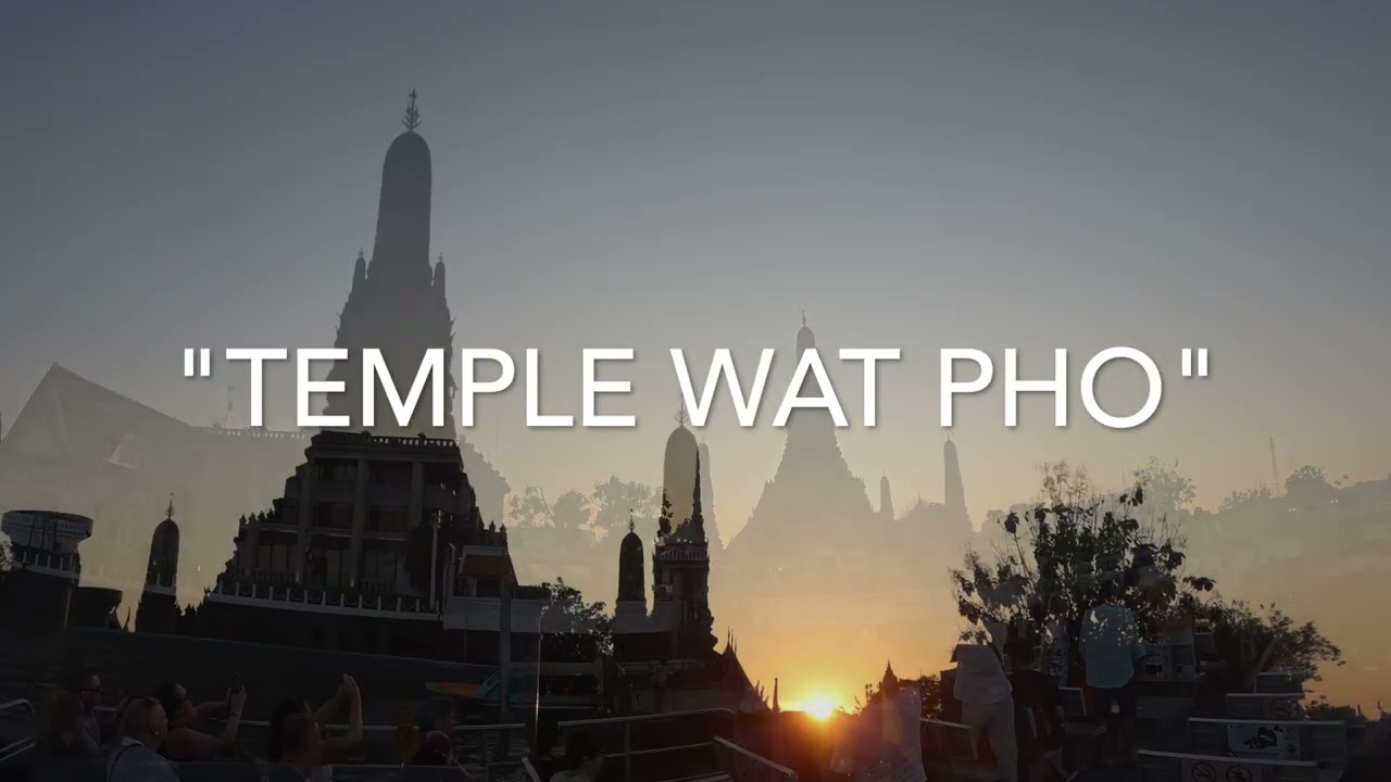 Bangkok Chao Praya couché soleil ทัวร์แม่น้ำกรุงเทพฯ 